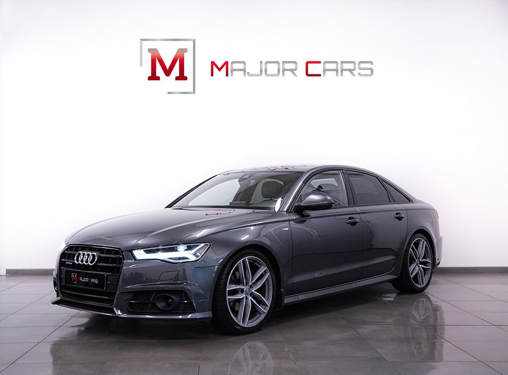 Audi A6 Sedan 2.0 TDI Q S-Line Svart Optik Matrix 20" Drag