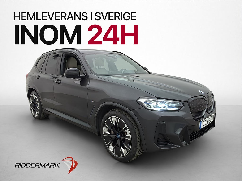 BMW iX3 286hk M-Sport Pano H/K HUD Dragkrok 360° CarPlay