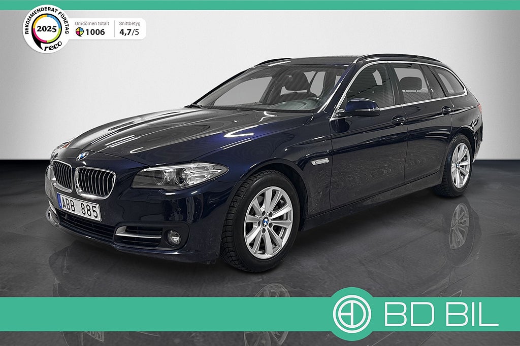 BMW 520 d xDrive LCI HELLÄDER DRAG TVÅ BRUKARE VÄLSERVAD
