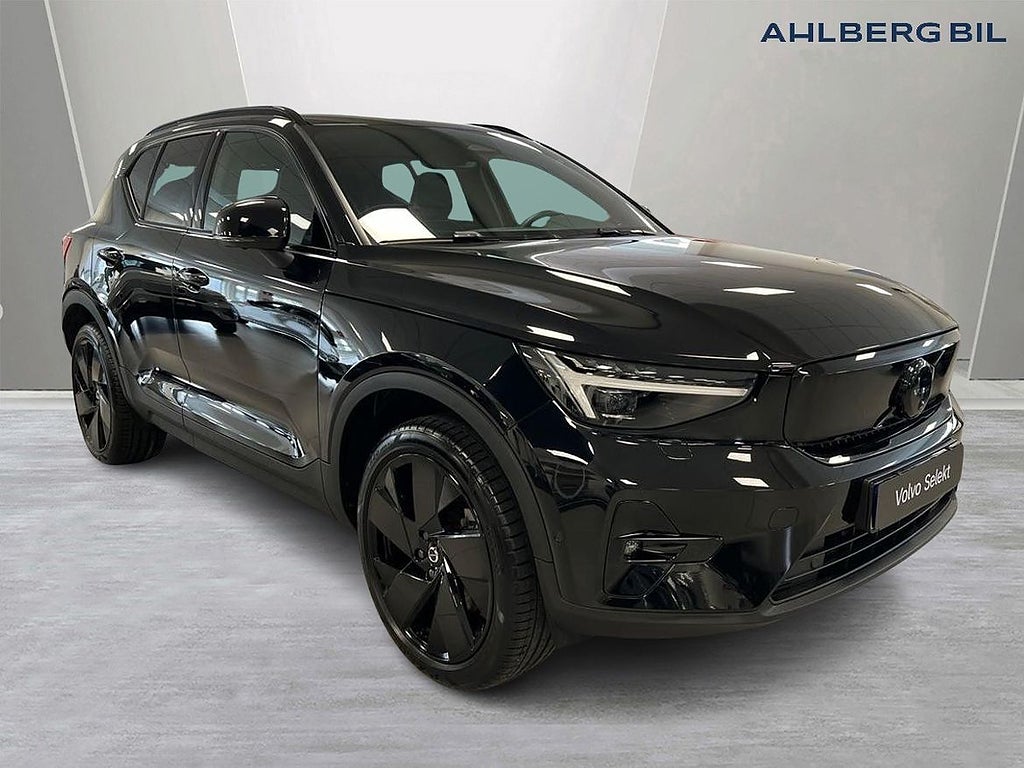Volvo EX40 Single Motor Extended Range M R Plus Black Edt Dragkrok Halvauto