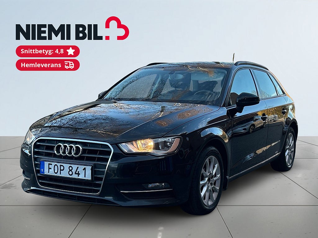 Audi A3 Attraction Nybes/LågSkatt/Kamkedja/MoK-Värm/SoV-Däck