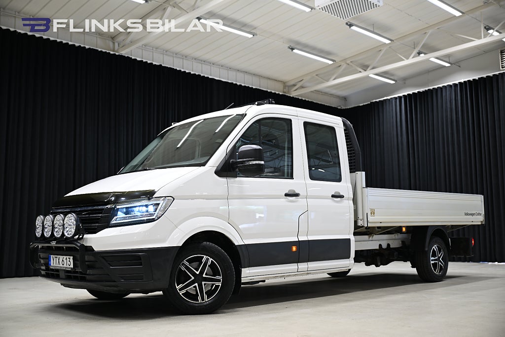 Volkswagen crafter 4Motion 2.0 TDI 140HK Dubbelhytt|Flak|Kambytt|Leasbar
