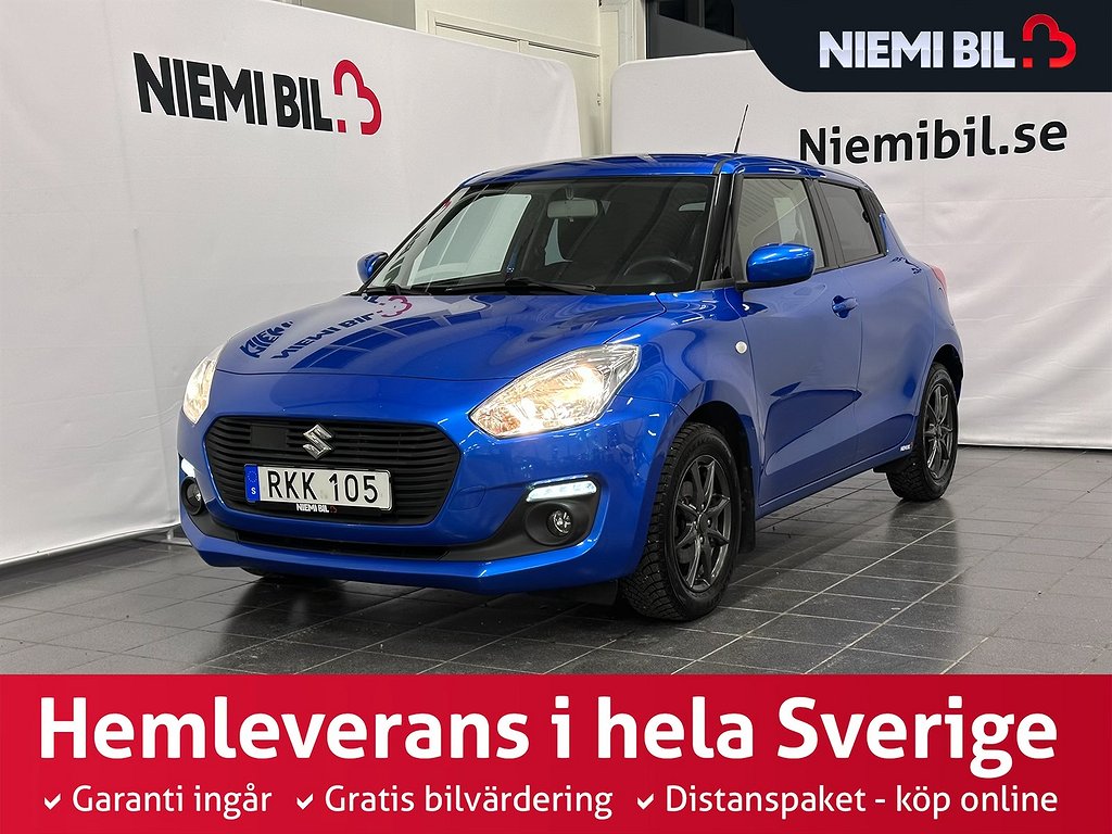 Suzuki Swift 1.2 CVT S&V-hjul/Kamera/AdaptivFart/Carplay