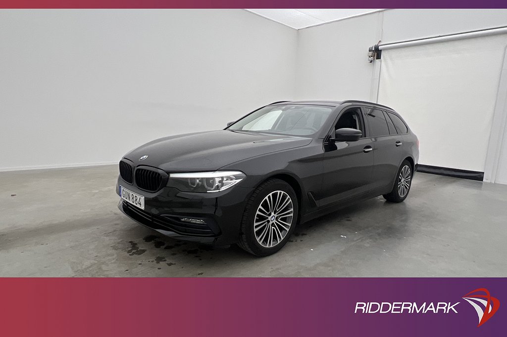 BMW 520 d xDrive Sport Line HiFi Kamera Navi Skinn Drag