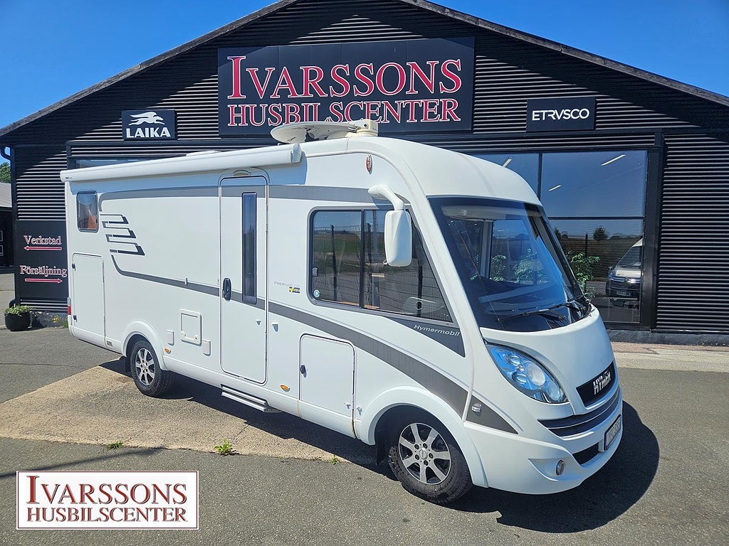 Hymer B 568 Premium Line / Enkelsängar / Hyd-stödben / Automat / Alde