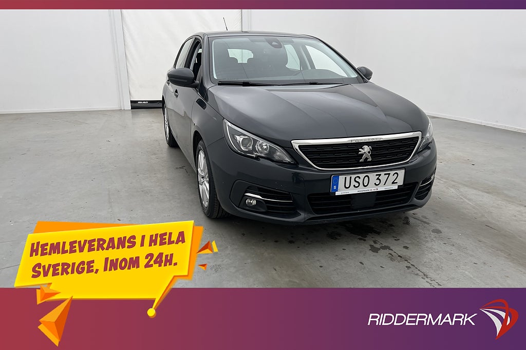 Peugeot 308 1.2 PureTech Active CarPlay Sensorer Ny-Kamrem