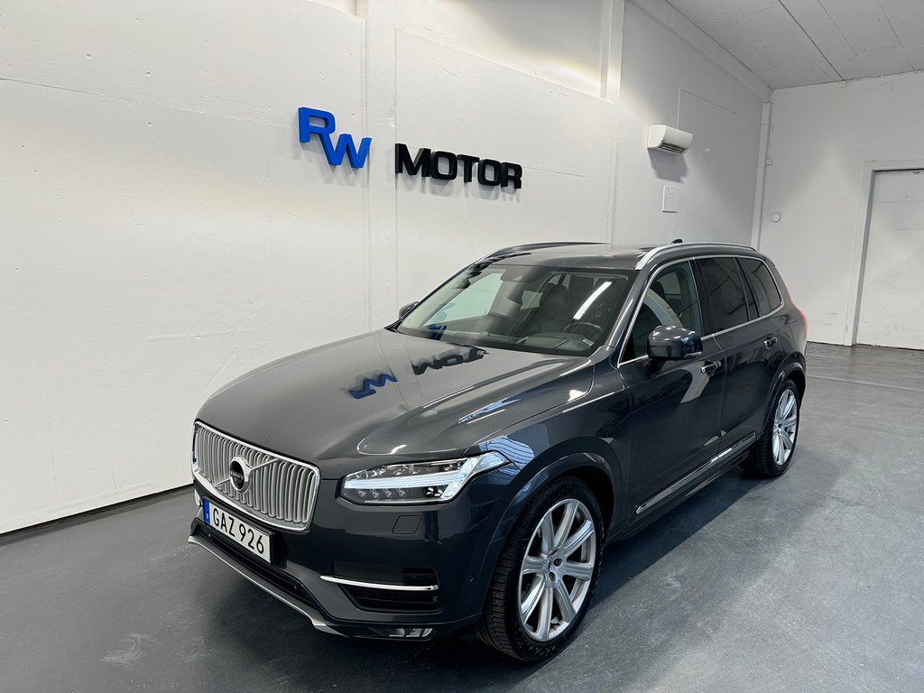 Volvo XC90 D5 AWD 225hk Inscription 7-sits Pano 360° B&W HUD