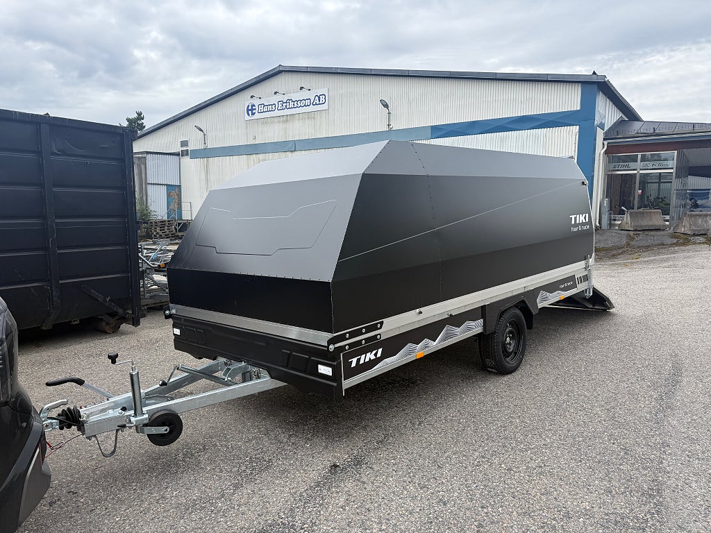 Tiki Kampanjvagn  CP430-LB Kåpsläp /Bakgavel  