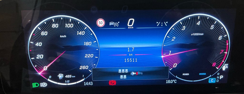 Mercedes-Benz GLB 200 AMG Line Advanced Plus Värmare 7-sits Drag - bild 6