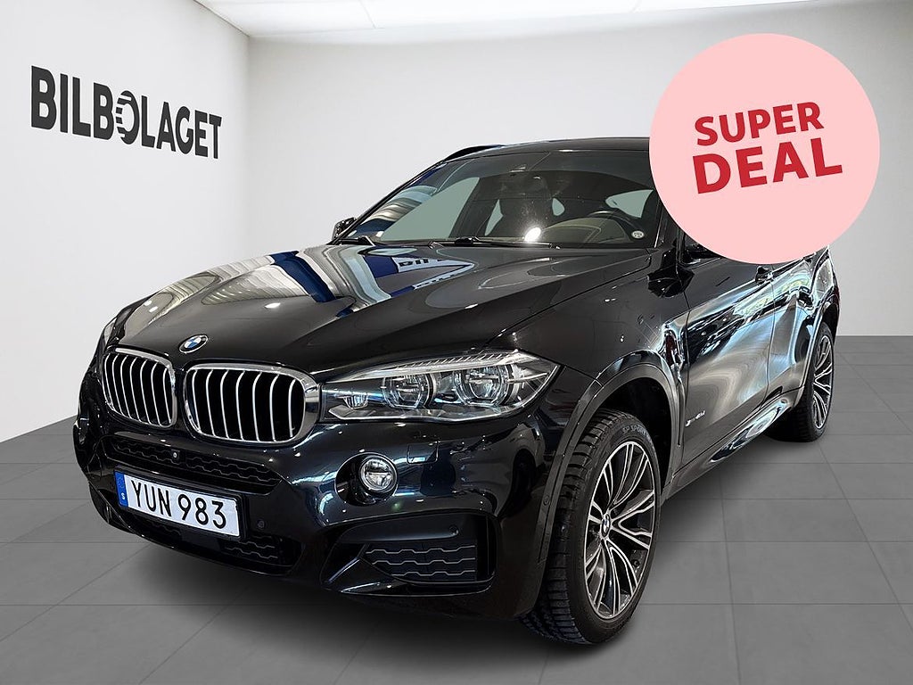 BMW X6 313Hk M-sport (TAKLUCKA/360/VÄRMARE/H&K) * SUPERDE...