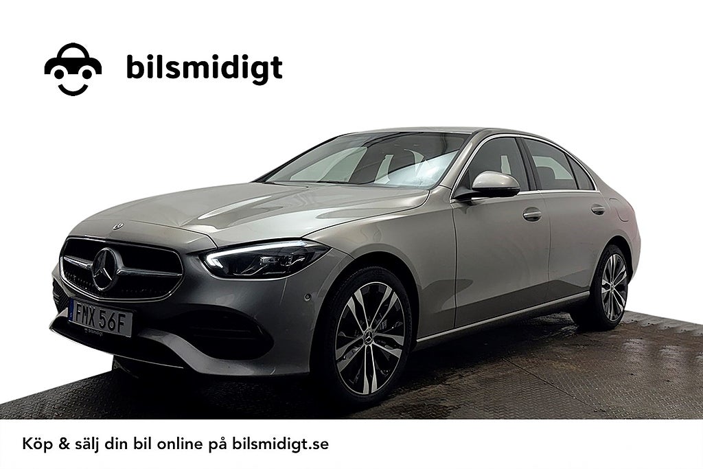Mercedes-Benz C300 e C 300 e Avantgarde Vinter Drag Navi Kamera Burmester 313hk