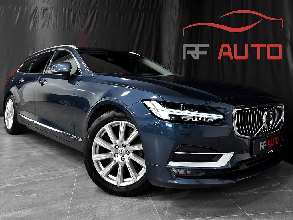 Volvo V90 D3 AWD Inscription VOC Värmare Drag CarPlay 150hk