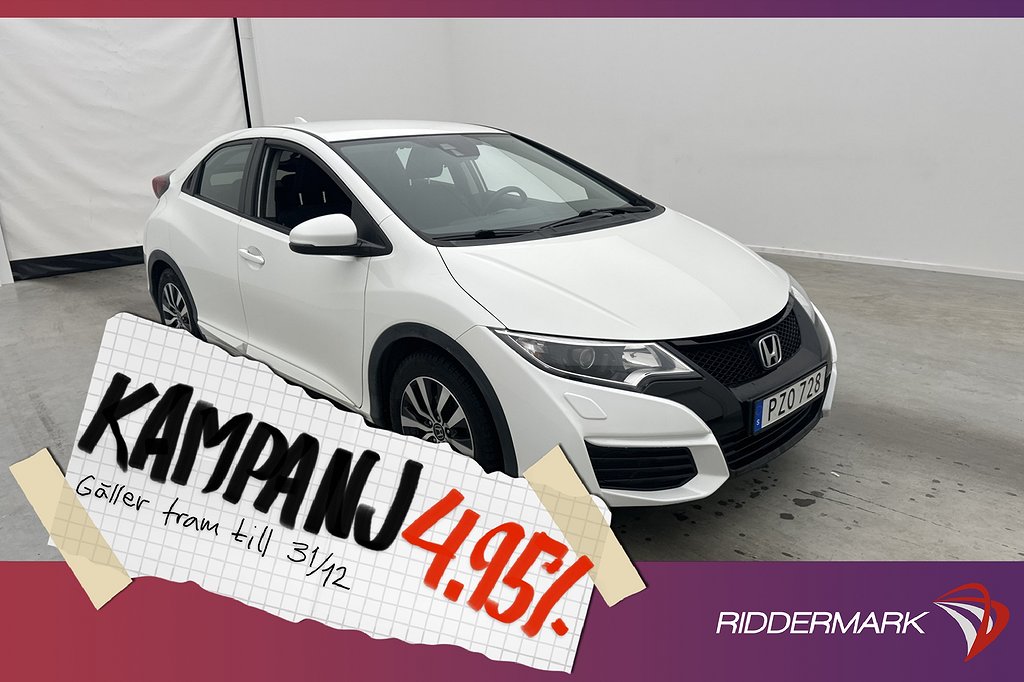 Honda Civic 1.4 i-VTEC 99hk Comfort En-Brukare 4,95% Ränta