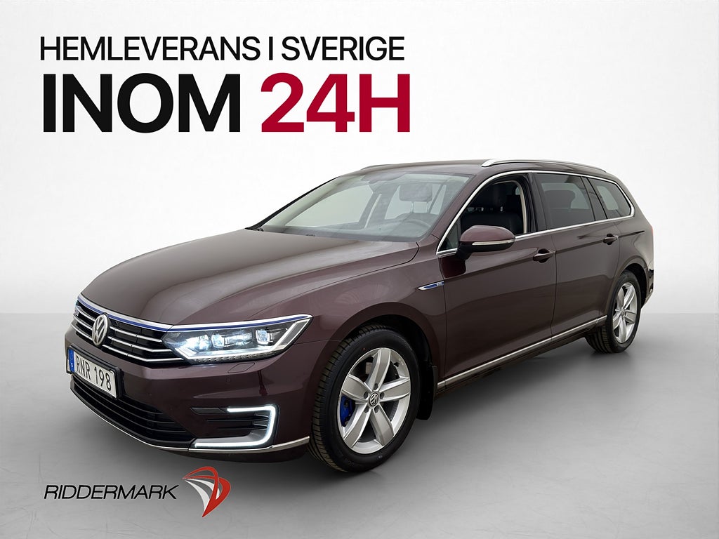 Volkswagen Passat 1.4 TSI GTE Kamera Värmare CarPlay Adaptiv