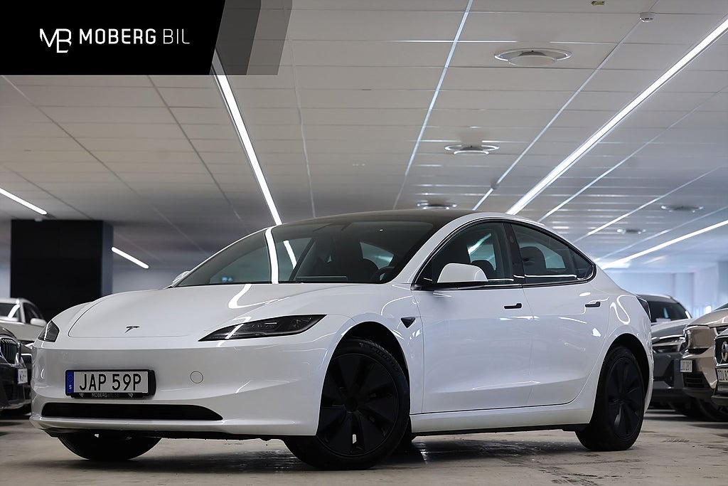 Tesla Model 3 Long Range AWD 400hk AP Pano Läder Värmare