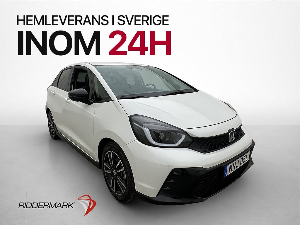 Honda Jazz e:HEV 122hk Kamera Navi CarPlay Rattvärme