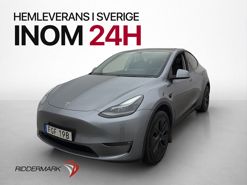 Tesla Model Y Long Range AWD Pano 7-sits HW4 Värmepump Drag