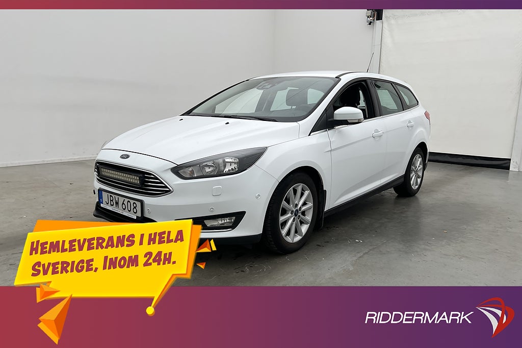 Ford Focus Kombi 150hk Titanium M&K-Värmare LED-Ramp Drag