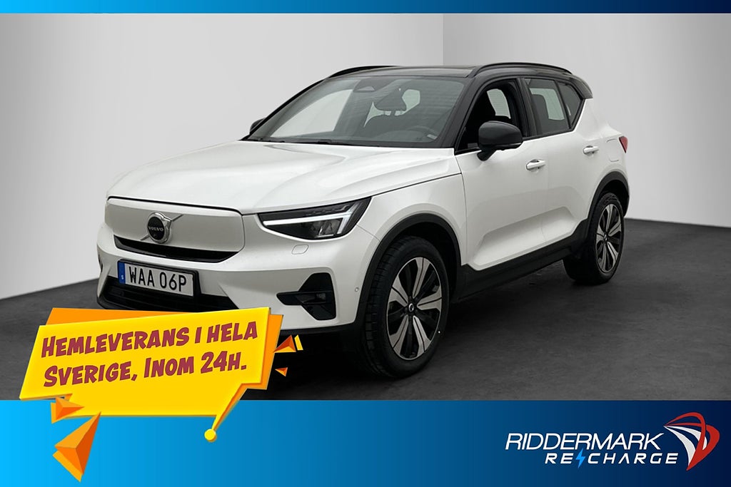 Volvo XC40 Recharge Single Motor Ultimate Pano Värm 360 MOMS