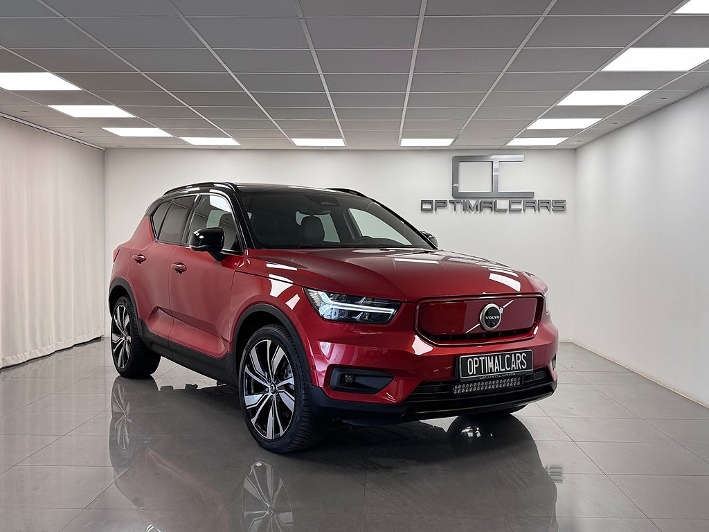 Volvo XC40 Recharge Twin Pro 408HK Pano H&K Läder Fullutr