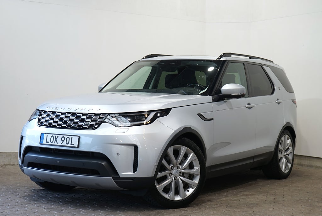 Land Rover Discovery D250 MHEV SE 360° 7 sits  Panorama Dragkrok 249hk