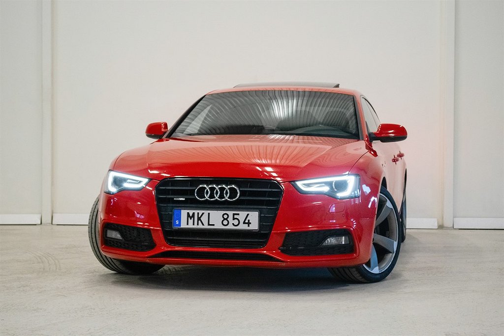 Audi A5 SB 2.0 TFSI Q S-line Taklucka Black Optic 225hk