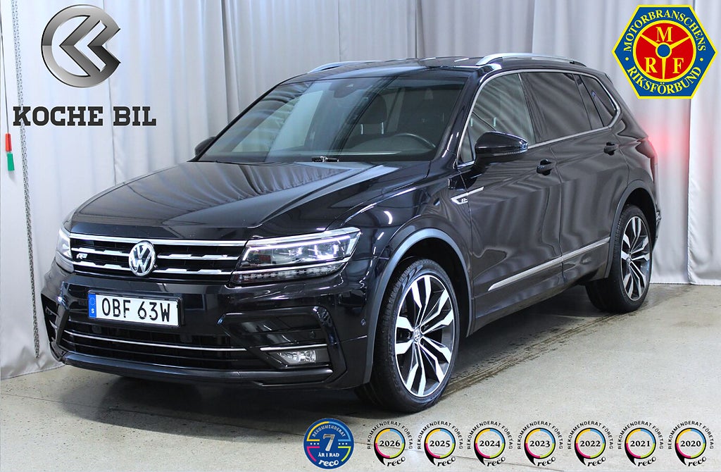 Volkswagen Tiguan Allspace 2.0 TDI 4Mo, 7 Sits, Drag, Värmare, S&V-hjul