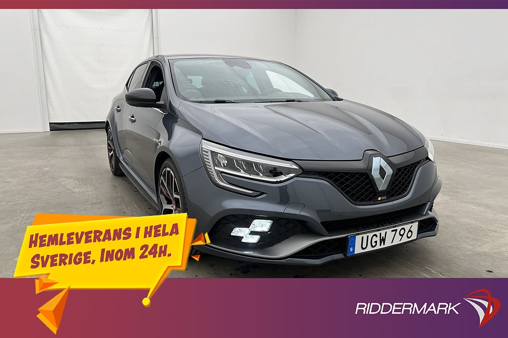 Renault Mégane RS 300hk Trophy Recaro HUD Kamera Brembo