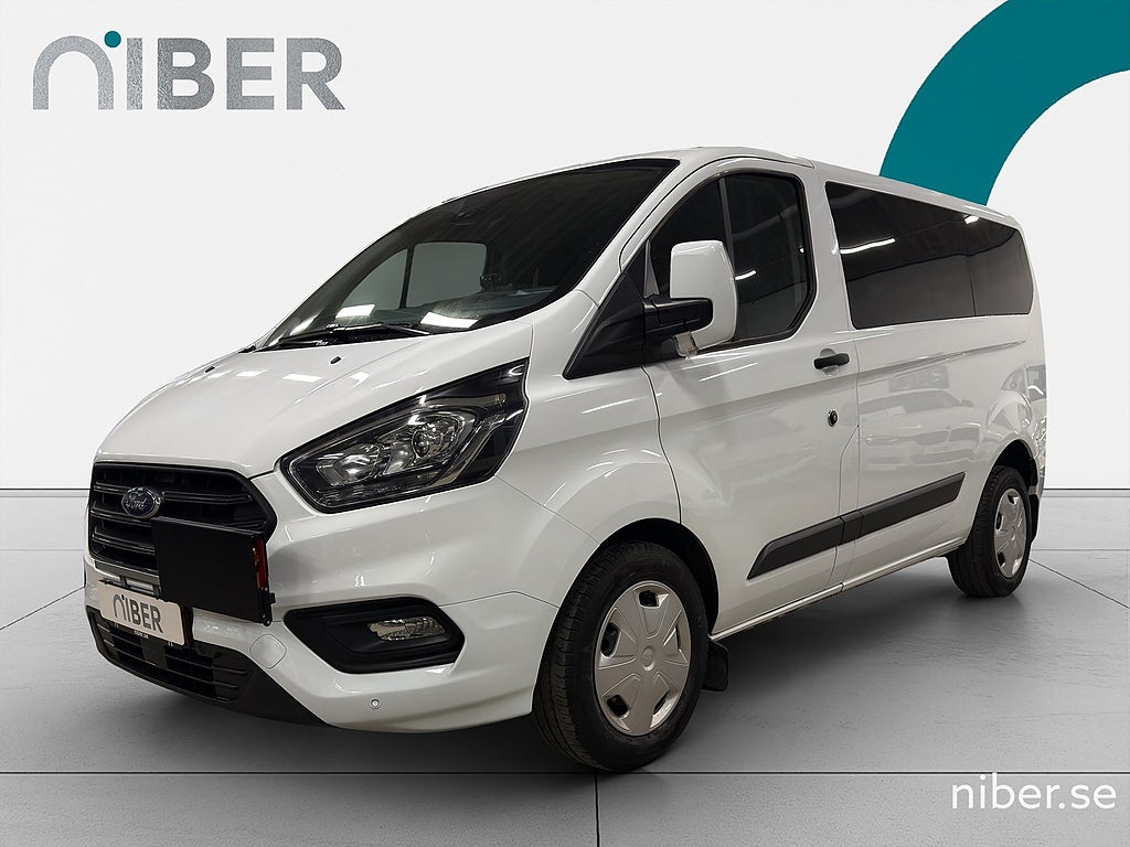 Ford Transit Custom 320 Kombi, 9sits, Skolbuss, Carplay, Kamera, Värmare