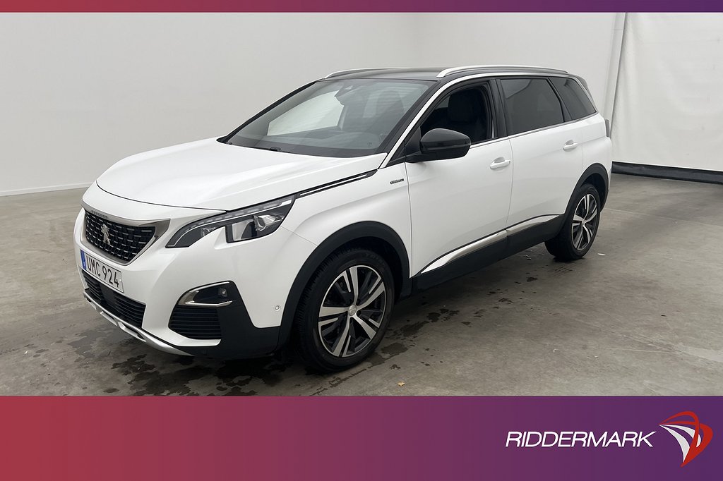 Peugeot 5008 BlueHDi 120hk GT-Line 7-sits Kamera Farthållare