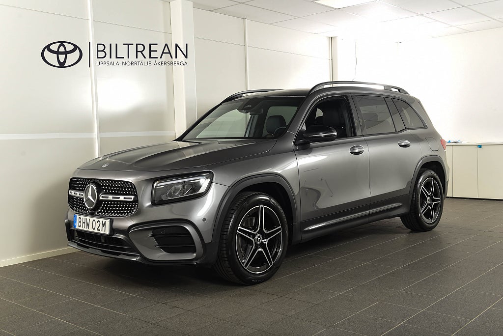 Mercedes-Benz GLB 200 AMG Line 7-sits Panorama Motorvärmare 
