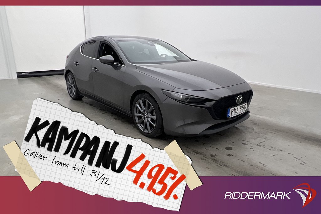 Mazda 3 Sport Hatchback M Hybrid 150hk Sky+T 4,95% Ränta