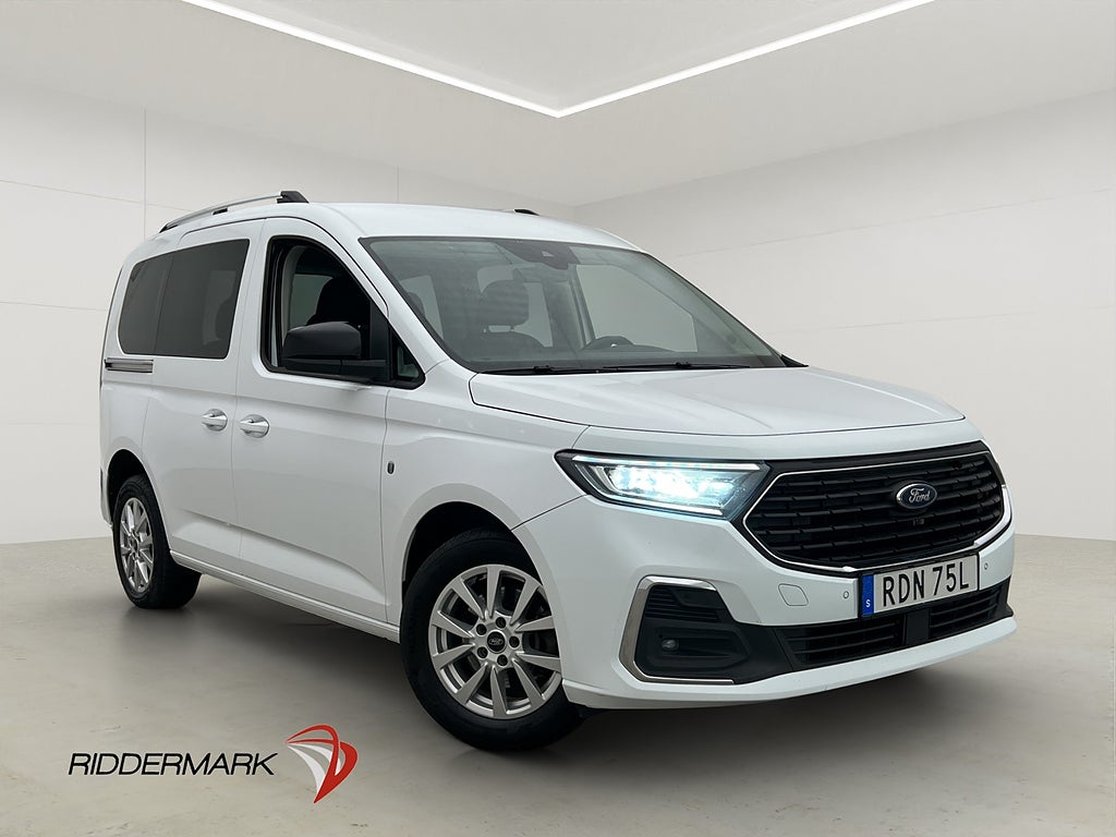 Ford Tourneo Connect Värmare Drag B-Kam CARPLAY 5-Sits Moms