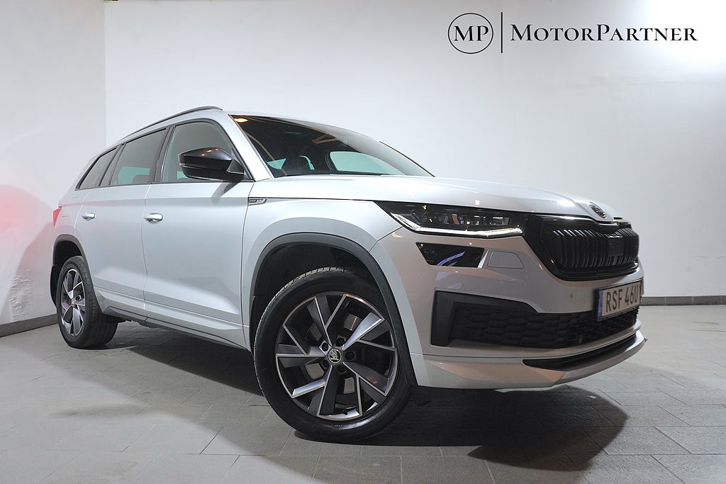 Skoda Kodiaq 2.0 TDI 4x4 Sportline Cockpit Värmare Drag 200hk 3,95%