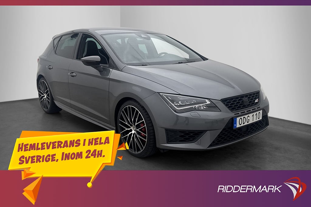 Seat Leon Cupra TSI 290hk Sensorer Adapt-Fart Sportstolar