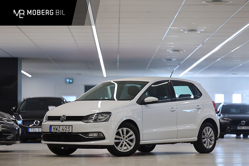 Volkswagen Polo 5-dörrar 1.2 TSI 90hk Masters Automat Front Assist Årsskatt 360k