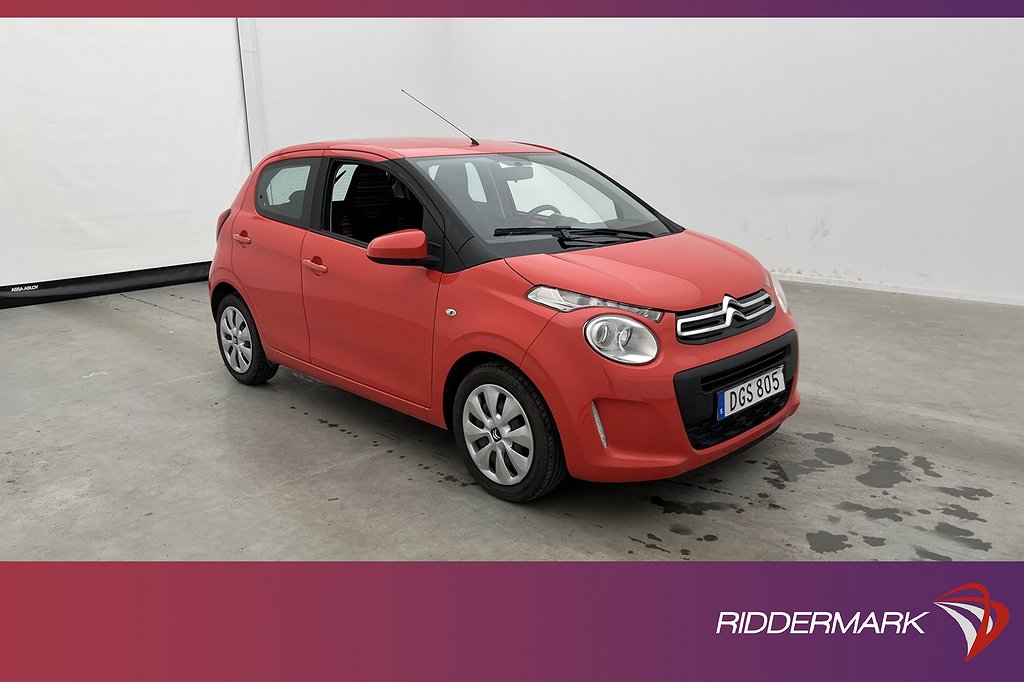 Citroën C1 1.2 VTi 82hk Feel Edition Låg-skatt 0,43L/mil