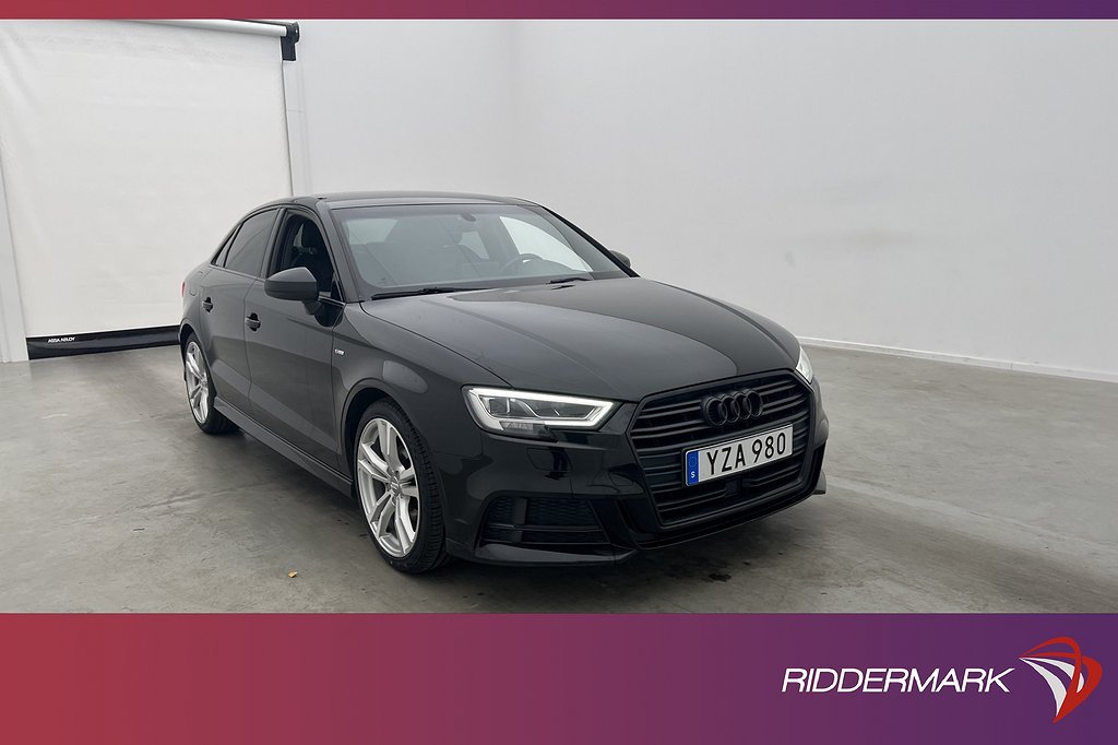 Audi A3 Sedan 1.5 TFSI 150hk S-Line Sportstolar Halvskinn