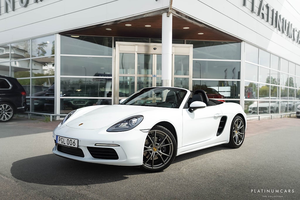 Porsche 718 Boxster PDK / Sport Chrono / Sport-Avgas / Sv.Såld
