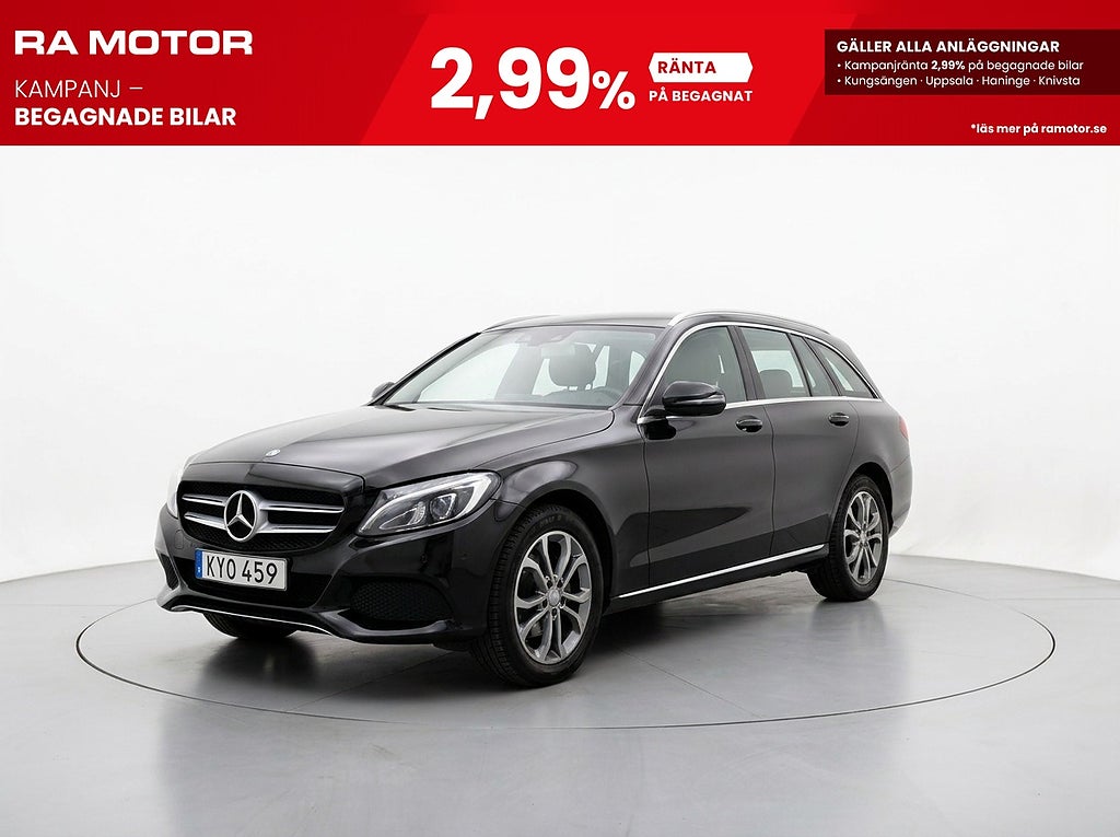 Mercedes-Benz C 220 d 220d 170hk Avantgarde | Burmester | Drag | Navi 2016