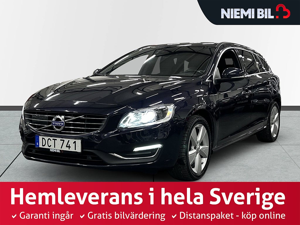 Volvo V60 D5 Plug-in Hybrid AWD Momentum S&V-hjul,/VOC/Värm