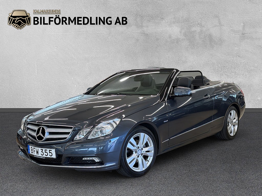 Mercedes-Benz E 250 Cabriolet 5G PDC Airscarf ILS-Ljus Skinn Välskött