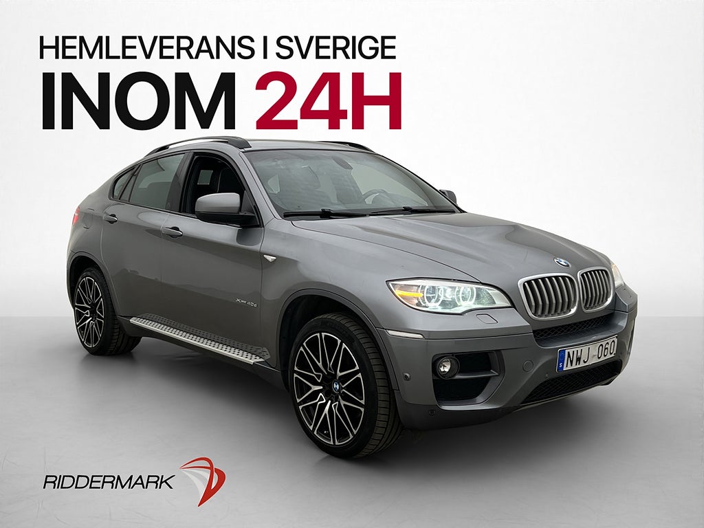 BMW X6 XDrive40d M Sport Taklucka Kamera Skinn Navi Drag