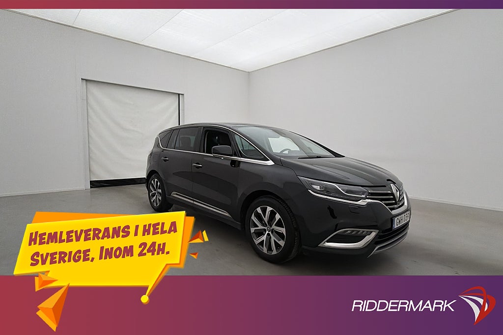 Renault Espace 1.6 dCi 7-Sits Pano Kamera Dragkrok Skinn
