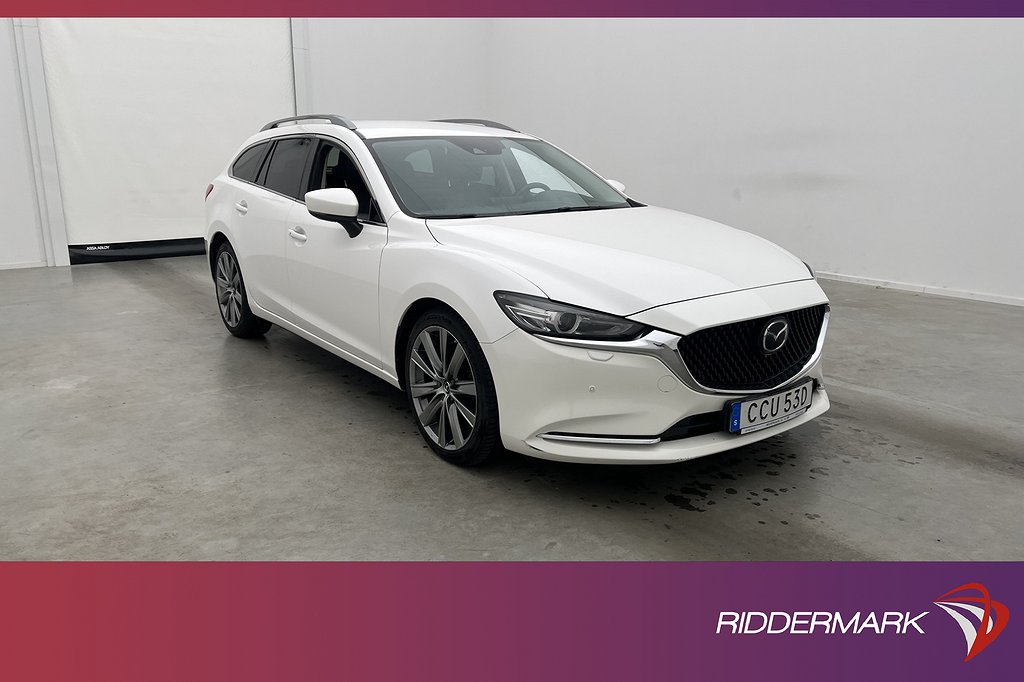 Mazda 6 Wagon 2.2 AWD 184hk Optimum BOSE HUD 360° Skinn Drag