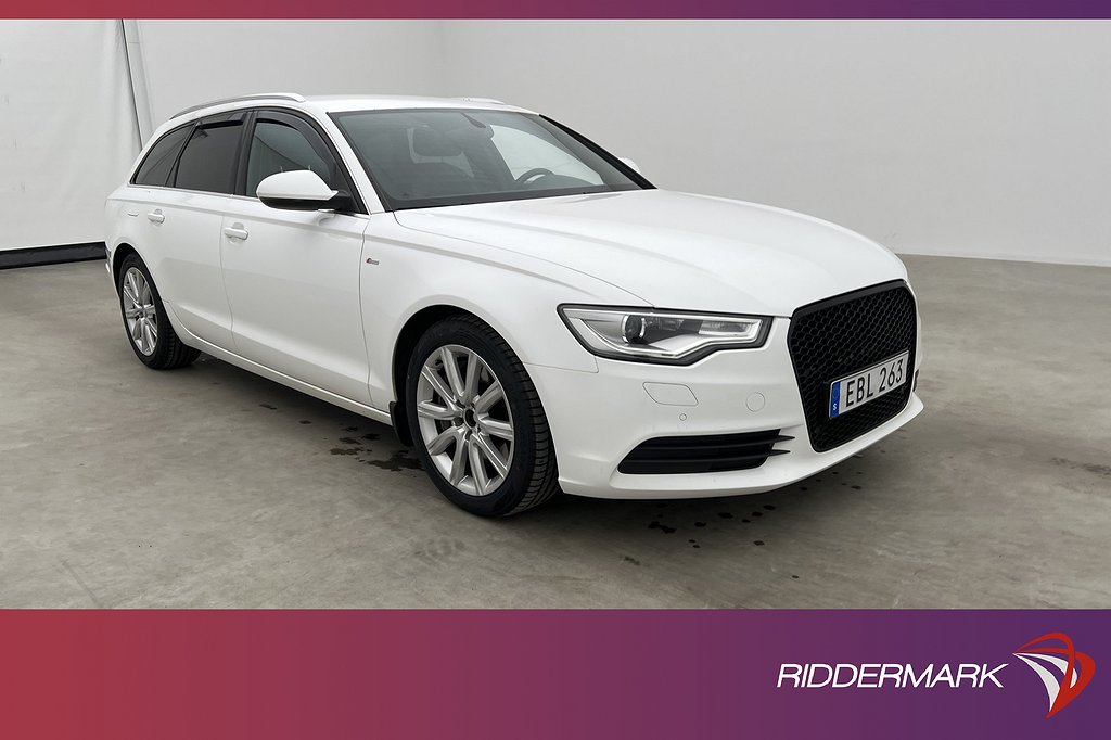 Audi A6 Avant TDI V6 Q 313hk S-Line Värm Sensorer Välservad