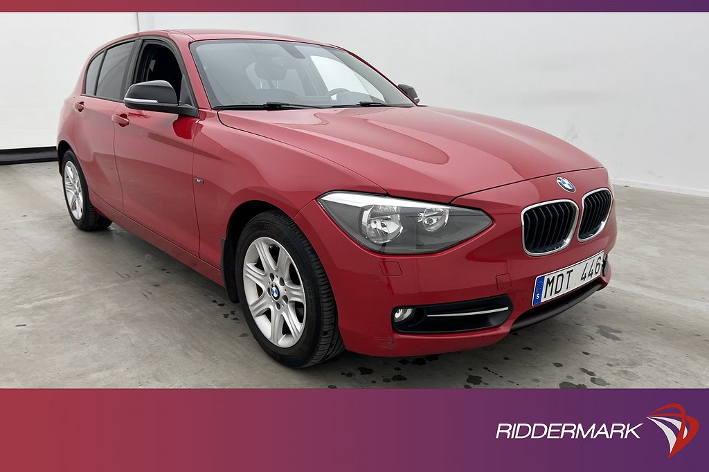 BMW 118 d Sport line Värmare Sensorer Keyless 0,42l/mil