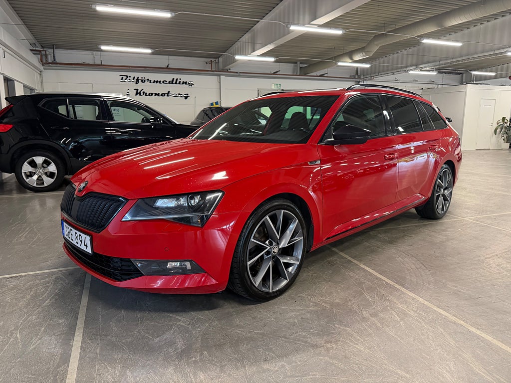 Skoda Superb Kombi 2.0 TDI 4x4 Sportline Panorama Canton Dragkrok