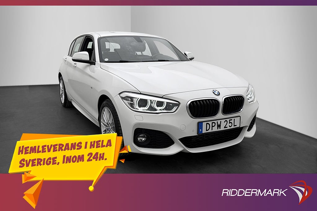 BMW 120 d xDrive Steptronic 190hk M Sport P Sensorer Skinn