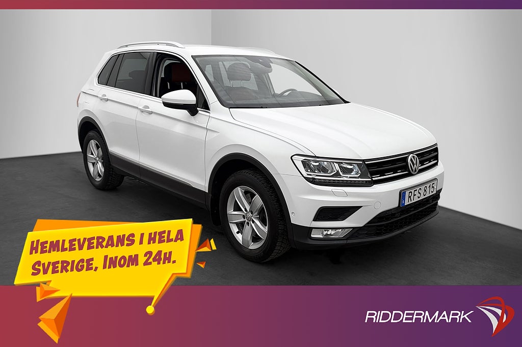 Volkswagen Tiguan 2.0 TSI 180hk 4M Värmare Dragkrok Kamera